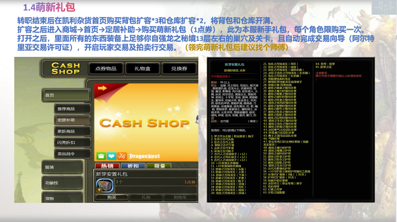 龍之谷私服一攬芳華
